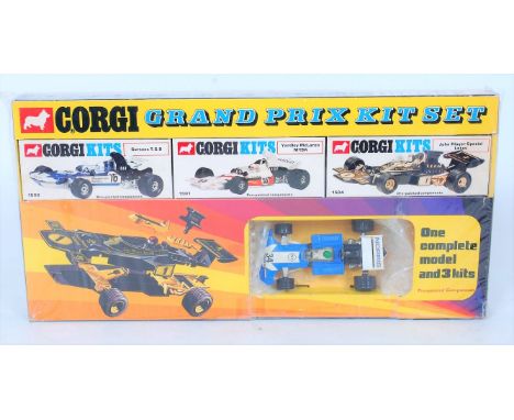 Corgi Toys No.GS30 "Grand Prix" kit set comprising of 3 kits to include No.1500 Surtees, No.1501 McLaren and No.1504 Lotus "J