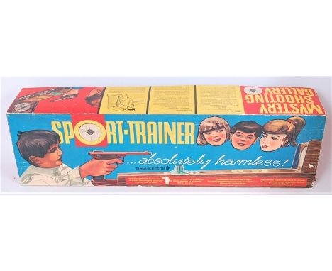 Technofix (Germany) No.318 tinplate Sport-Trainer Shooting Gallery, with clockwork timer, gun and target, in working order, i