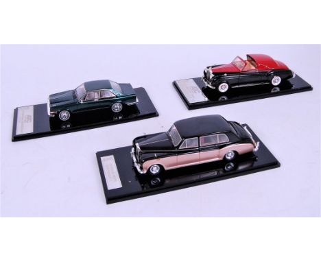 ATC "A Top Collector" 1/43 scale resin Rolls Royce Group, 3 boxed as issued examples, to include Rolls Royce Silver Cloud I, 