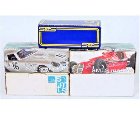 SMTS Scale Model Technical Services 1/43rd scale white metal kit group, 5 un-made examples to include Bentley Continental R C