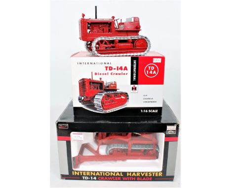 Speccast 1/16th scale International Crawler Group, 2 boxed examples, to include International TD14-A Diesel Crawler (NM-BVG),