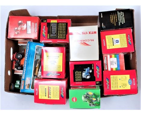 Collection of boxed and loose Britains, Siku and Matchbox Farming and Construction diecast group, 13 boxed examples, and 2 lo