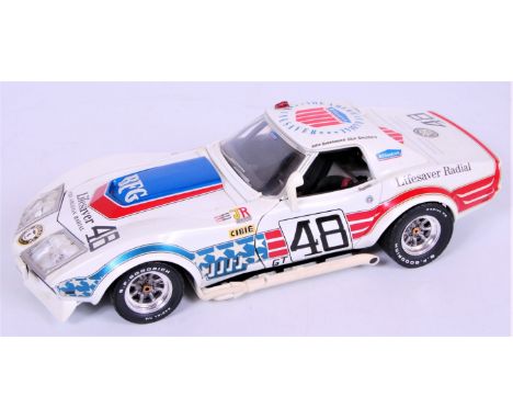 Carousel 1 No.4602, 1/18th scale model of a Corvette L-88, #48 John Greenwood/ Dick Smothers, 1972 Sebring 12 Hour, 31st Over