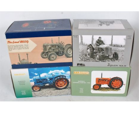 Universal Hobbies Boxed 1/16th scale boxed tractor group, 3 examples, to include Fordson Power Major (VG-BVG), Ferguson TEA 2