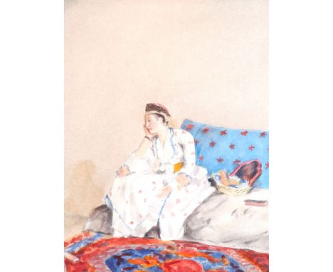 ‡John Scarland (Contemporary) after Jean-Étienne Liotard (French 1702-1789) Portrait of Maria Gunning, Countess of Coventry (