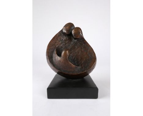 ‡Jackie King-Cline (b.1939) Family Serenade Signed Jackie K-C and with Morris Singer Foundry stamp (to underside) Bronze on a