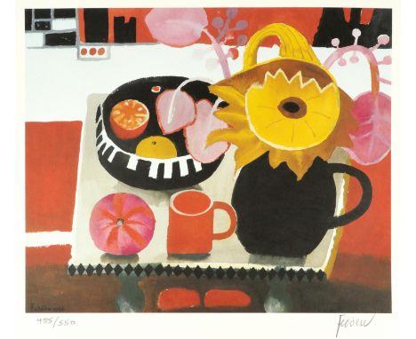 ‡Mary Fedden OBE, RA, RWA (195-2012) The Orange Mug Signed and numbered 485/500 Fedden (in pencil to margin), and with Bow Ar