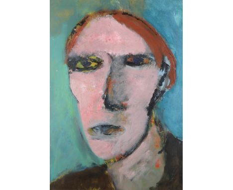 ‡Douglas Thomson (Scottish b.1955) Edwardian Melodramatist Signed THOMSON (lower left) Oil on board 53.2 x 38.7cm Provenance: