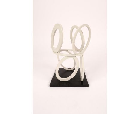 ‡Nigel Hall RA (b.1943) Slow Motion Maquette Signed, dated and inscribed SLOW MOTION/MAQUETTE/ Nigel Hall/ '07, stamped N.H. 