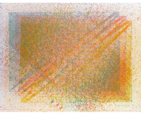 ‡David Leverett (1938-2020) State of Change Signed and numbered 23/75 David Leverett (in pencil) Lithograph, tusche with spla