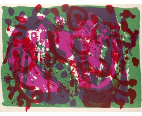 ‡Alan Davie (Scottish 1920-2014) Ghost of a Chance III Signed, dated and numbered 50/75 alan Davie 65 (in pencil), and with E