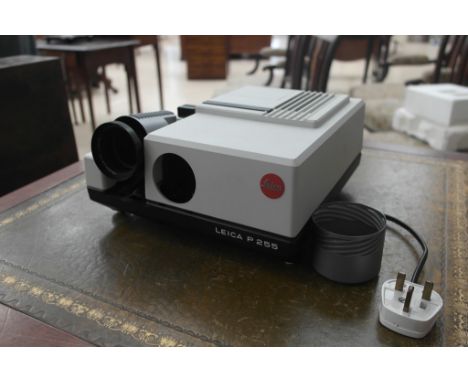 A boxed Leica P255 projector