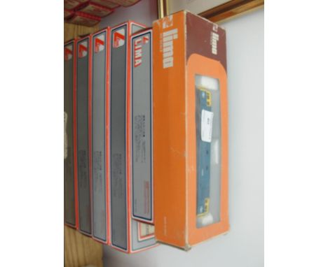 Six boxed Lima locomotives & tenders
