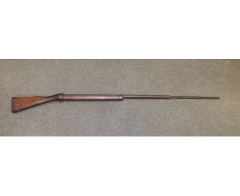 A WWI British Army training rifle – carved with date -'1915'.
