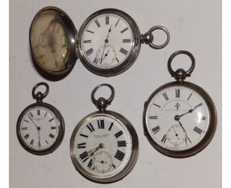 A damaged silver cased pocket watch by 'John Forrest of London. Chronometer Maker to the Admiralty', another by Isaac Pryor o