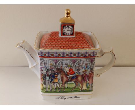 A modern Sadlers 'Day at the Races' teapot.