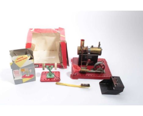 Mamod steam engine and polishing machine in box
