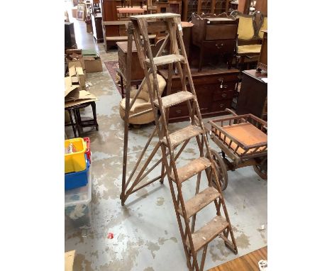 Wooden step ladder