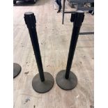 Set of 2, Uline Stanchions