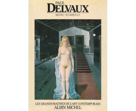 Paul Delvaux by Marc Rombaut 1990 First Edition Hardback Book with 128 pages published by Editions Albin Michel some ageing g