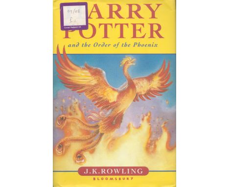 Harry Potter and the Order of the Phoenix by J K Rowling 2003 First Edition Hardback Book with 766 pages published by Bloomsb