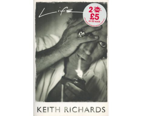 Keith Richards Life with James Fox 2011 First Paperback Edition Softback Book with 630 pages published by Phoenix (Orion Book