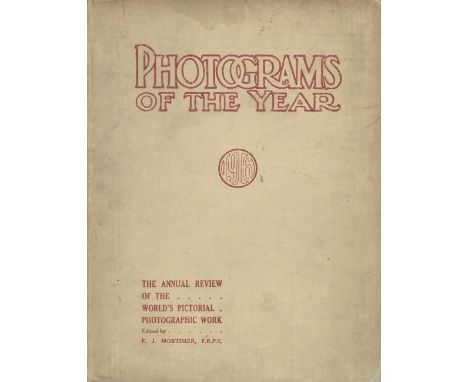 Photograms of The Year 1916 edited by F J Mortimer 1916 First Edition Hardback Book published by Ilffe and Sons Ltd some agei