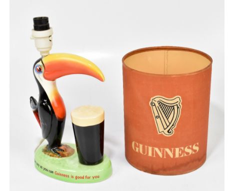 CARLTONWARE; an advertising Guinness toucan table lamp 'If he can say, as you can, Guinness is good for you, how grand to be 