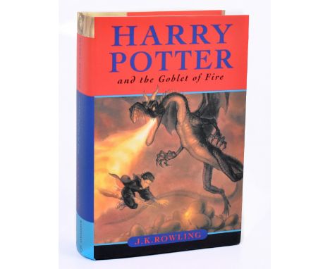 SIGNED COPY - ROWLING (J.K), HARRY POTTER AND THE GOBLET OF FIRE, signed by the author on the title page, first Canadian edit