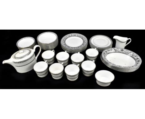 WEDGWOOD; a 'Contrasts' pattern part tea and dinner service.