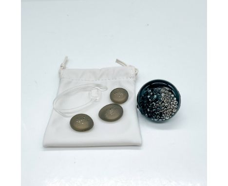 A Bluetooth headphone by Philips with Swarovski clear and black crystals. Includes the Bluetooth, 3 ear covers (various sizes