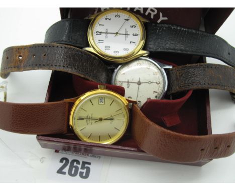 Medana Vintage Gent's Wristwatch, the signed dial with Arabic numerals; a modern Rotary Sea Dragon gent's wristwatch, case ba