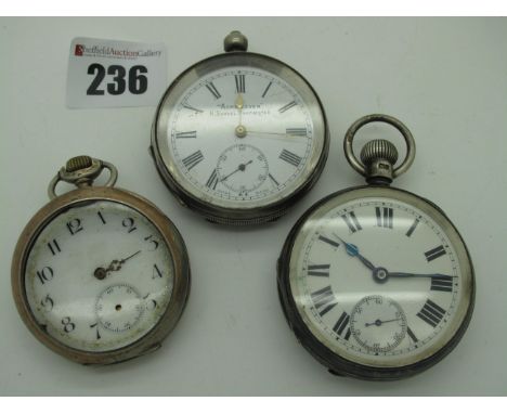 Acmelever H. Samuel Manchester; An Openface Pocketwatch, the signed dial with Roman numerals and seconds subsidiary dial, in 