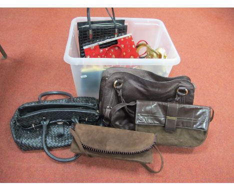 A Collection of Ladies Handbags and Evening Bags, including Celine, Russell and Bromley, Peter Kaiser etc.