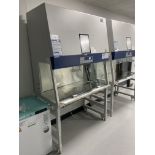 A Haier Biomedical HR 1200-IIA2-D biological safety cabinet on mobile stand no: BE0GG 3EB20 0QHLB