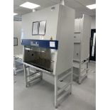 A Haier Biomedical HR1200-IIA2 biological safety cabinet on mobile stand no: BE0GG 1EB20 0QHLB