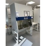 A Haier Biomedical HR1200-IIA2 biological safety cabinet on mobile stand no: BE0GG 1EB20 0QHLB B0014