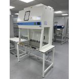 A Monmouth Guardian MSC T1200 biological safety cabinet no: MSC 12-15677 (2020) with electronic rise
