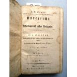 Landwirtschaft.- Koppe, J.G. Unterricht im Ackerbau und in der Viehzucht. Ein Handbuch für Landleute