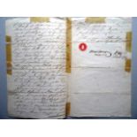 HAPAG.- Handschriftliche Vollmacht für Kapitän H. Milo, unterzeichnet durch den HAPAG-Vorsitzenden