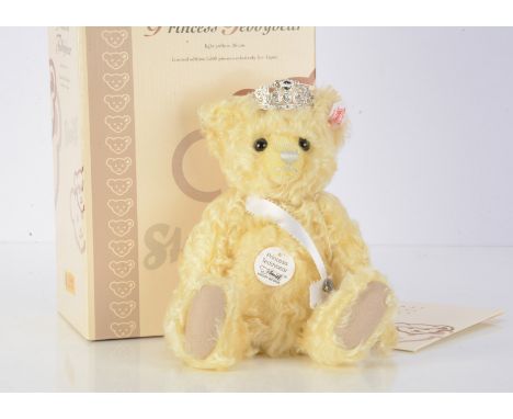 A Steiff limited edition Princess teddy bear,   made exclusively for Japan, with boxed tara, 439 of 1500 in original box with