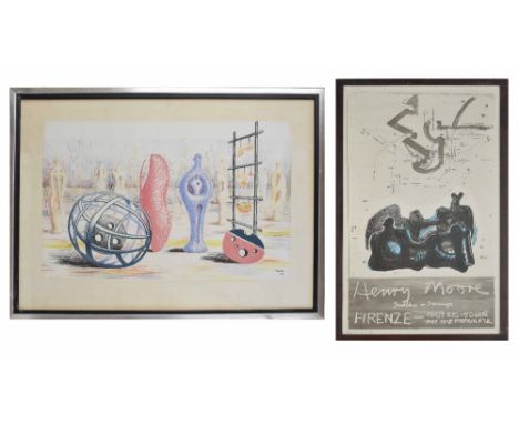 After Henry Moore OM., CH., FBA., (1898-1986) - 'Sculptural Objects', signed Moore and dated '49 (1949) within the image, als