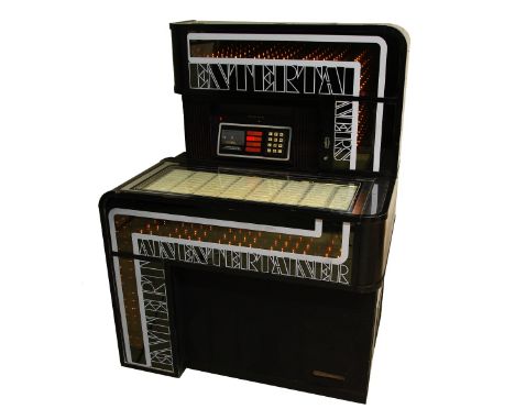 1975 Seeburg Entertainer jukebox, playing up to eighty records with large or small holes, infinity light display, recently se