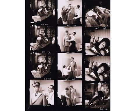 ‘ALFIE’, 1966 – A RARE COLLECTION OF VINTAGE CONTACT SHEETS (70)Animportant collection of 70 black and white contact sheets, 