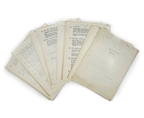 JAMES BOND ‘THE SPY WHO LOVED ME’, 1977 – TWO FILM SCRIPTS BY CHRISTOPHER WOOD, ONE LABELLED ‘MICHAEL WILSON’ (4)Twoseparate 