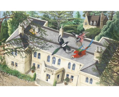 Richard Adams (British, born 1960)Selwood Place signed and dated 'Richard Adams 1997' (at right edge)varnished pastel and pen