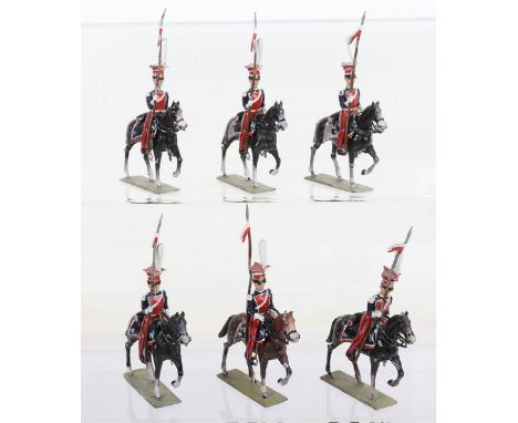 Lucotte Polish Lancers of the Imperial Guard (Condition Very Good, three saddle cloths flaked) (6)