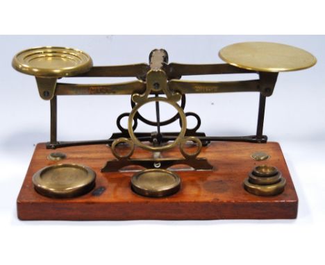 Victorian Perry & Co., postal scales and weights.