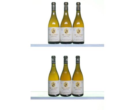 6 bottles Ermitage Blanc Cuvee de l'Oree 1997 Rhone. Chapoutier In original wooden case This lot is offered in bond (LCB Burt