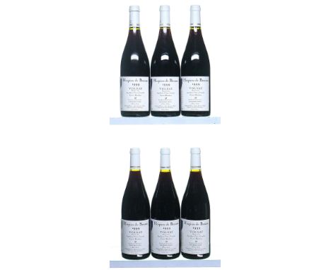 12 bottles Hospices de Beaune Volnay 1er Cru, Cuvee Blondeau 1999 Cote de Beaune. Bottled by Pierre Andre In original six-bot